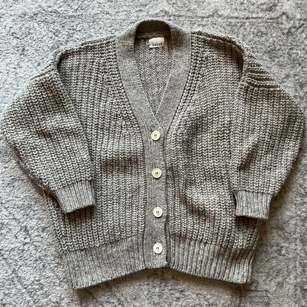Babaa Cardigan no 19 in Mist